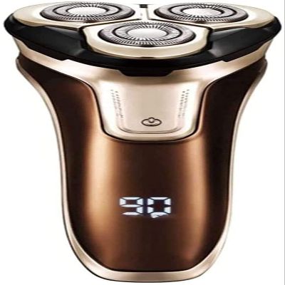 Dongng Electric Rotary Shaver Rechargeable Cordless Razor with Beard Trimmer for Men Wet and Dry Shaving, Smart Anti-Pinch, Full Body Washing Ideal Gift