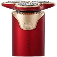 Dongng Electric Razor Mens Cordless Shaver - Rotary Shaver Beard Face Trimme, Waterproof Wet/Dry Shaving Kit Rotary Razor, USB Recharging Ideal Gift (Color : Red)