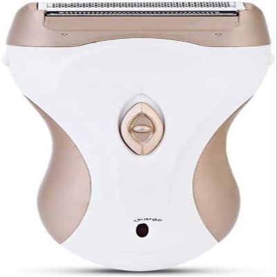 Dongng Woman Shaver, Ladies Electric Shaver, Wet/Dry Rechargeable Cordless Women's Razor Trimmer Remover Epilator Hair Removal Shaver for Face Leg Armpit Arm Bikini Line Body (Gold)