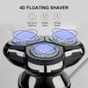 Dongng Electric Razor for Men, Mens Electric Shavers, Dry Wet Waterproof Rotary Facial Shaver, Portable Face Shaver Cordless Travel USB Rechargeable (Black) view 3