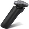 Dongng Electric Shavers for Mens,Electric Razor Dry Wet Waterproof Mens Rotary Facial Shaver, Portable Face Shaver Cordless Travel Rechargeable Rotary Shaver for Husband Dad (Black) view 1