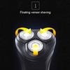 Dongng Electric Shaver for Men Wet and Dry IPX7 Waterproof Electric Razor Cordless 3D Rechargeable Rotary Shaver Razor for Men with Pop-up Trimmer Portable view 3