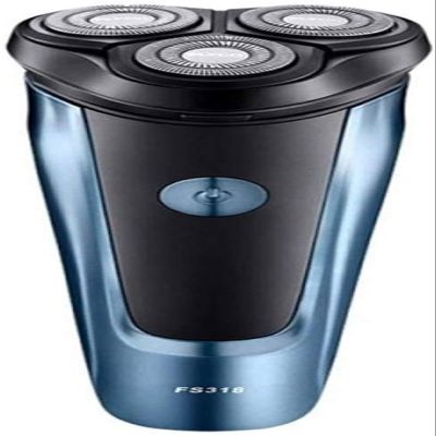 Dongng Rechargeable Electric Shaver with Pop-up Trimmer (Blue)