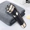 Dongng Electric shavers for Men Wet and Dry Rechargeable Mens Razor Waterproof Electric Razor 3D Rotary Razors USB 2 Hours Fast Charge Ideal Gift view 2