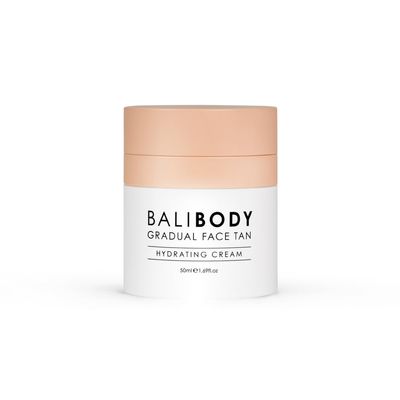 Bali Body Gradual Face Tan | Daily Facial Moisturizer for Natural Looking Gradual Bronze Glow | Anti-Aging, Hydrating Cream for All Skin Types | Vegan, Cruelty Free, Australian Made (50 ml/1.69 fl oz)