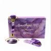 Amethyst40 Gua Sha and Roller, Amethyst Purple and Gold, 6 3/8 x 8 3/4 view 1