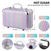 Hot Sugar All In One Makeup Set for Teenager Girls 10-12 Full Makeup Kit for Beginners Includes Eye Shadow Palette Blush Lip Gloss Lipstick Eye Pencil Brush Mirror (Purple Heart) view 2