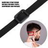 Beard Neckline Shaving Template Set Men's Neck Hair Cut Guide Selfhaircut Trimming Tools for Trimming, Mustache, Goatee, Adjustable Shoulder Strap Design, Suitable for Most People view 4