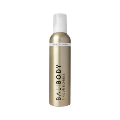 Bali Body 1-Hour Express Self Tanner Foam  Dark Shade, Fast-Drying, Streak-Free, Lightweight Formula for a Natural, Flawless Tan  Self Tan, Fake Tan, Vegan & Cruelty-Free (225 ml/7.61 fl oz)