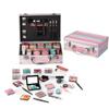 Hot Sugar Makeup Kit for Teenager Girls - Full Starter Cosmetics Set with Eye Shadow Lip Balm Blush Lip Gloss Brush Lip Pencil Eye Pencil and Mirror (Rainbow) view 1