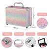 Hot Sugar Makeup Kit for Teenager Girls - Full Starter Cosmetics Set with Eye Shadow Lip Balm Blush Lip Gloss Brush Lip Pencil Eye Pencil and Mirror (Rainbow) view 2