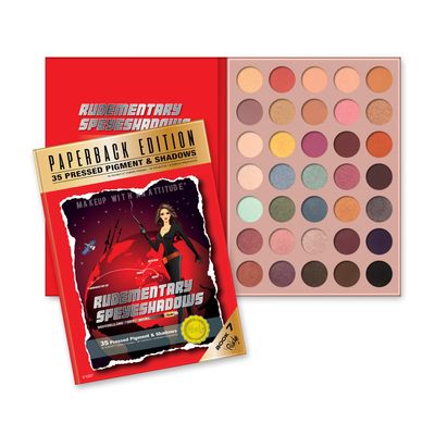 Rudementary Speyeshadows Eyeshadow Palette - Paperback Edition by Rude Cosmetics for Women - 0.74 oz Palette