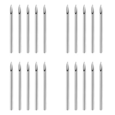 Vsnnsns 16G Piercing Needles 316L Surgical Steel Piercing Needles for Nose Septum Lip Tongue Belly Eyebrow Rings Cartilage Tragus Helix Rook Conch Daith Earrigns Piercing Needles 16 Gauge