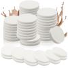 Vmiapxo 48 Pieces White Makeup Sponge, Cosmetic Sponge Round Foam Pad, Compact Facial Powder Puff, Beauty Makeup Foundation Powder Blender for All Skin Types Wet and Dry Dual Use view 1