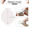 Vmiapxo 48 Pieces White Makeup Sponge, Cosmetic Sponge Round Foam Pad, Compact Facial Powder Puff, Beauty Makeup Foundation Powder Blender for All Skin Types Wet and Dry Dual Use view 2