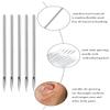 Vsnnsns 20G Piercing Needles 316L Surgical Steel Piercing Needles for Nose Septum Lip Tongue Belly Eyebrow Rings Cartilage Tragus Helix Rook Conch Daith Earrigns Piercing Needles 20 Gauge view 4