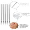 Vsnnsns 18G Piercing Needles 316L Surgical Steel Piercing Needles for Nose Septum Lip Tongue Belly Eyebrow Rings Cartilage Tragus Helix Rook Conch Daith Earrigns Piercing Needles 18 Gauge view 4