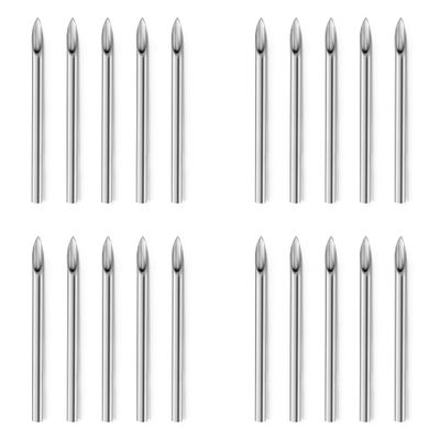 Vsnnsns 12G Piercing Needles Disposable Sterilized Stainless Steel Body Piercing Hollow Needles for Tongue Nipple Piercing Nose Septum Rings Earrings Piercing Jewelry