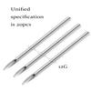 Vsnnsns 12G Piercing Needles Disposable Sterilized Stainless Steel Body Piercing Hollow Needles for Tongue Nipple Piercing Nose Septum Rings Earrings Piercing Jewelry view 2