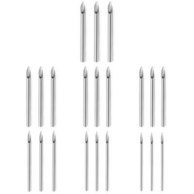 Vsnnsns Piercing Needles 10G 12G 13G 14G 16G 18G 20G 316L Surgical Steel Piercing Needles for Nose Septum Lip Tongue Belly Eyebrow Rings Cartilage Tragus Helix Rook Conch Earrigns Piercing Needles