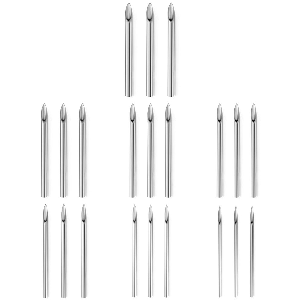 Vsnnsns Piercing Needles 10G 12G 13G 14G 16G 18G 20G 316L Surgical Steel Piercing Needles for Nose Septum Lip Tongue Belly Eyebrow Rings Cartilage Tragus Helix Rook Conch Earrigns Piercing Needles