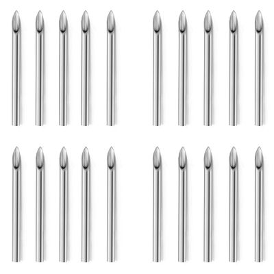 Vsnnsns 10G Piercing Needles 316L Surgical Steel Piercing Needles for Nose Septum Lip Tongue Belly Eyebrow Rings Cartilage Tragus Helix Rook Conch Daith Earrigns Piercing Needles 10 Gauge