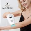 IBORRIA FDA Cleared Laser Hair Removal with Cooling Protection 18 Joules IPL Laser Hair Removal for Women & Man Permanent, Pain-Free at Home Laser Hair Removal, 999,999 Flashes for Whole Body White view 2