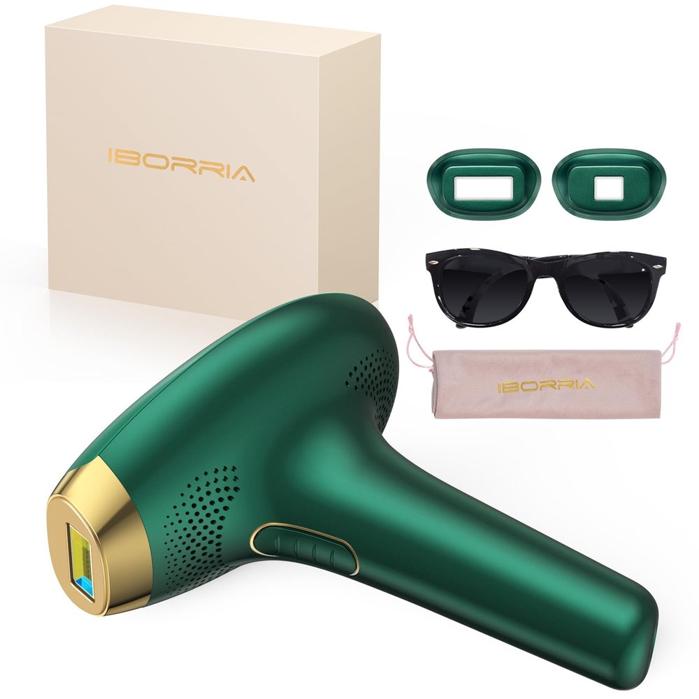 IPL Hair Removal Device, Ice Cooling Permanent Painless Hair Remover High Energy Hair Removal for Men & Women, Freezing Point Hair Removers for Legs Underarms Face Bikini (Pure Pink)