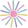 120PCS Facial Sponge CompressedPVA Professional Makeup Removal Wash Pads Round Face Cleansing Sponge for Spa Exfoliating and Mask, 5Colors view 1