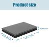 Beaupretty Magnetic Empty Eyeshadow Palette with Mirror and 8 Round Metal Pans Matte Black Compact Makeup Tray 4.33X2.95X0.39 Inches for Custom Eye Shadow Storage view 3