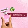 Carmesi Body Razor Mini for Women | 5-Blade Precision Shaving | Aloe Vera & Vitamin E Lubrication Strip | Travel Case Included | Smooth, Gentle Hair Removal for Sensitive Skin view 3