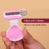 Carmesi Body Razor Mini for Women | 5-Blade Precision Shaving | Aloe Vera & Vitamin E Lubrication Strip | Travel Case Included | Smooth, Gentle Hair Removal for Sensitive Skin view 4