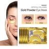 24k Gold Eye Mask - 25 pairs Eye Masks for Puffiness Puffy Eyes and Dark Circles Treatments Under Eye Patches for Deep Moisturizing Wrinkle Eye Bags view 2