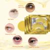 24k Gold Eye Mask - 25 pairs Eye Masks for Puffiness Puffy Eyes and Dark Circles Treatments Under Eye Patches for Deep Moisturizing Wrinkle Eye Bags view 3