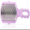 3-in-1 Ultimate Handheld Callus Exfoliator Foot File with Coarse Stainless Steel Blade, Pedi Sponge, & Callus Catcher, Purple view 1