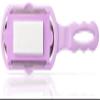 3-in-1 Ultimate Handheld Callus Exfoliator Foot File with Coarse Stainless Steel Blade, Pedi Sponge, & Callus Catcher, Purple view 2