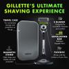 Gillette Labs with Exfoliating Bar by Gillette Mens Razor and Travel Case, Shaving Kit for Men, Storage on the Go, Includes Travel Case, 1 Handle, 3 Razor Blade Refills, and Premium Magnetic Stand view 2