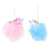 Zerodeko 2pcs Bath Mesh Shower for Boy Girl Cute Cartoon Exfoliating Scrubber for Deep Skin Cleaning for Bubbles Fun Bath view 1