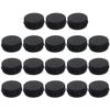 Heyiarbeit 10 Pack 1 oz Round Lip Balm Tin Cans - Aluminum Cosmetic Sample Containers with Screw Lid - Black Metal Empty Tins Storage Travel Tin Jars view 1