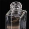 10ML Perfume Bottles Mini Refillable Glass Bottle Portable Travel Bottle with Sprayer Empty Container for Travel, Cleaning, Perfume, Essential Oils, Square, Gold Caps, No Leak, Clear, Pack of 10 view 3