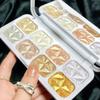 evpct 8 Colors Highlighter Makeup Palette for Face Highlighters & Luminizers iluminadores de maquillaje profesional Gold Cheek Diamond Shimmer Stick Glitter Contour Bronzer and Highlighter Palette view 1