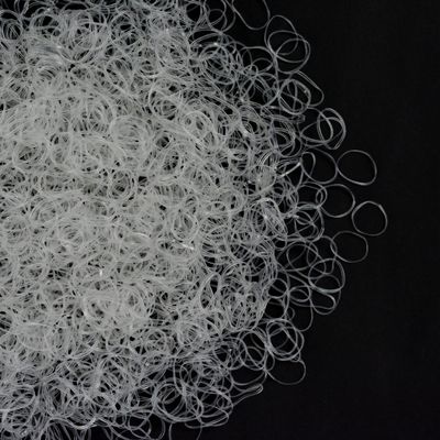 1000 Pieces Mini Rubber Bands Soft Elastic Hair Ties Small Elastic Bands for Women Hair Braids (Clear)