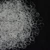 1000 Pieces Mini Rubber Bands Soft Elastic Hair Ties Small Elastic Bands for Women Hair Braids (Clear) view 1