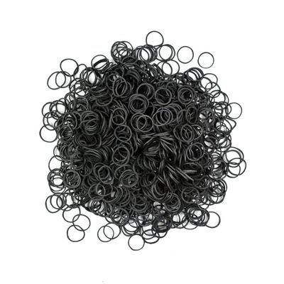 1000 Pcs Mini Rubber Bands Elastic Hair Ties Bands Soft Hair Elastic Ties Small Elastic Bands for Hair Braiding Hair Making Hairstyle (Black)