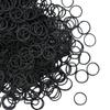1000 Pcs Mini Rubber Bands Elastic Hair Ties Bands Soft Hair Elastic Ties Small Elastic Bands for Hair Braiding Hair Making Hairstyle (Black) view 2
