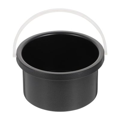 Healifty Wax Warmer Inner Pot with Handle Wax Pot Replacement Metal Wax Melting Pot Waxing Container for Hair Remover Machine Pot (Black)