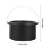 Healifty Wax Warmer Inner Pot with Handle Wax Pot Replacement Metal Wax Melting Pot Waxing Container for Hair Remover Machine Pot (Black) view 2