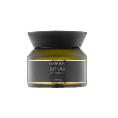 capelli e pelle Hair Wax - All Natural, Flexible Hold, Medium Hold, Medium Shine, Hydrating Hair Cream, Styling Cream for Everyday Use, 100ml