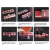 12.1 Dual Uses Lipstick, DIY Lip Balm Maker 2/4/6 Cavity Household Beauty Lipstick Tool, Rose Gold Aluminum Alloy Maker Tool (4 holes) view 2