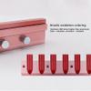 12.1 Dual Uses Lipstick, DIY Lip Balm Maker 2/4/6 Cavity Household Beauty Lipstick Tool, Rose Gold Aluminum Alloy Maker Tool (4 holes) view 3